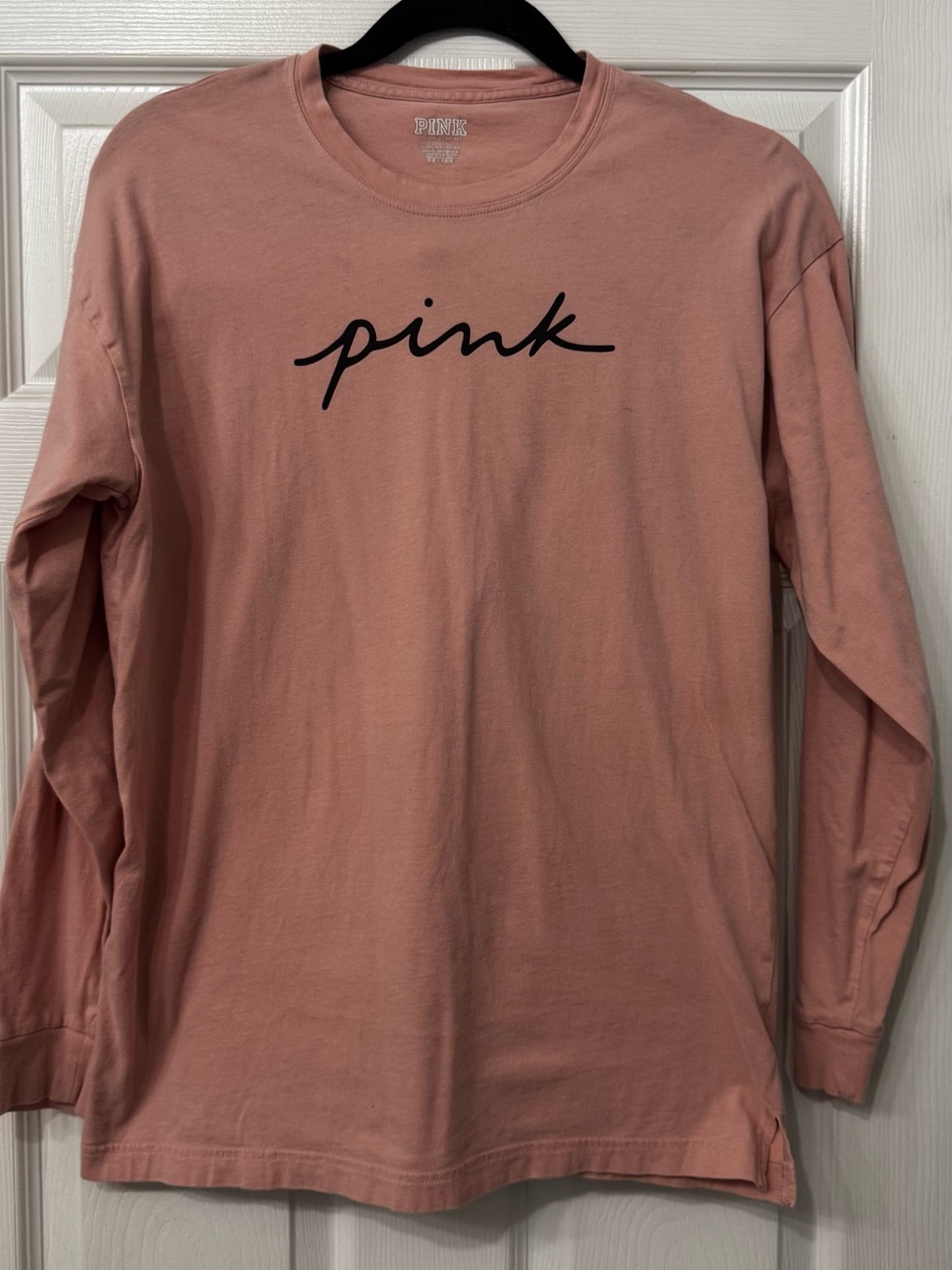 PINK Victoria's Secret Crewneck Tee in Dusty Rose